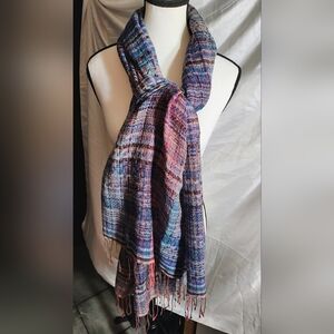 Chic Multicolor Woven Scarf